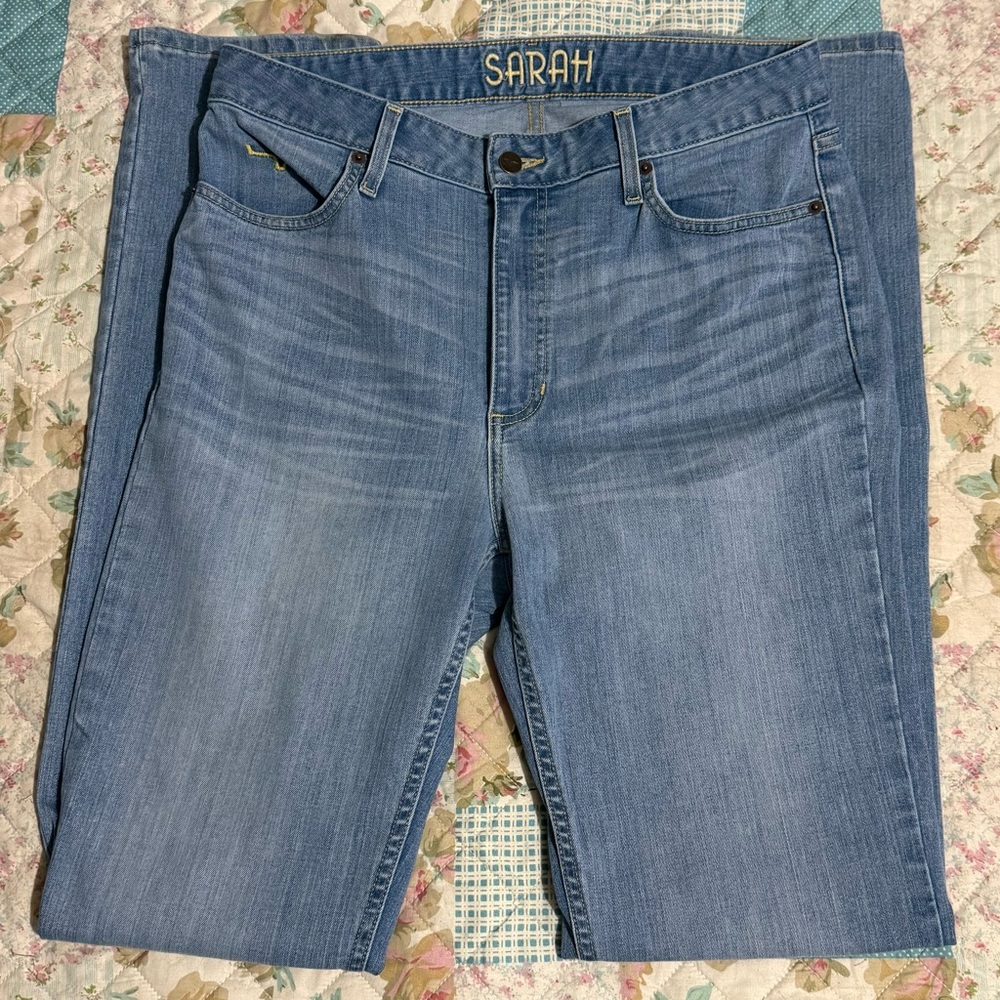 Kimes Ranch Women’s Jeans Size 10 36 Inch Inseam. Sarah High Rise Style Boot Cut